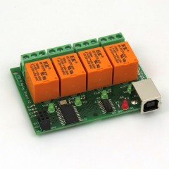 Denkovi USB Relay Module  - 4 Channels